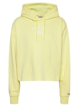 Sweatshirt Tommy Jeans Rlx Essential Gelb Damen