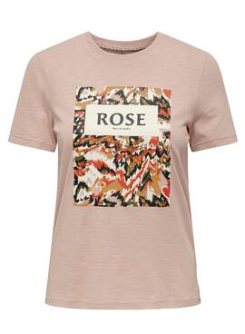 T-Shirt Only Philine Rosa für Damen