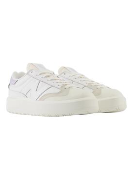 Sneakers New Balance CT302 Weiss Violett Damen