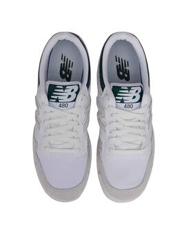 Sneakers New Balance 480 Weiss und Grün