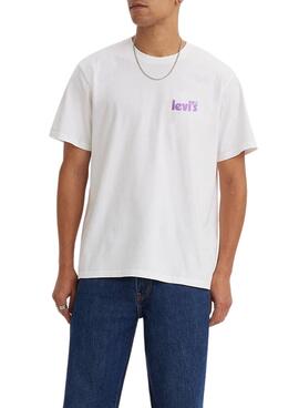 T-Shirt Levis Relaxed Fit Marke Weiss Herren