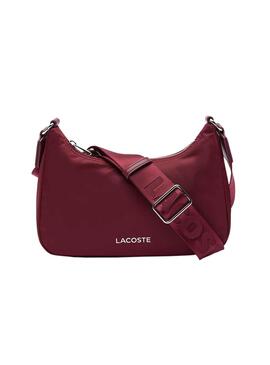 Handtasche Lacoste Hobo Bag Bordeaux für Herren Damen