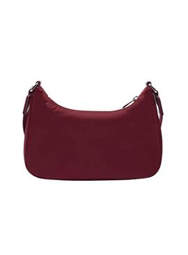 Handtasche Lacoste Hobo Bag Bordeaux für Herren Damen