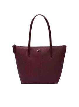 Handtasche Lacoste Shopping Bag Small Bordeaux Damen