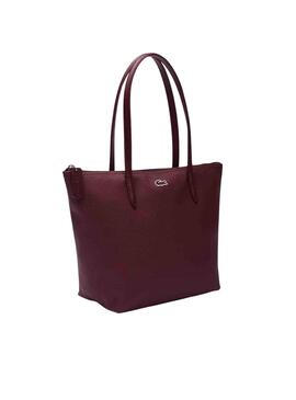 Handtasche Lacoste Shopping Bag Small Bordeaux Damen