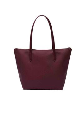 Handtasche Lacoste Shopping Bag Small Bordeaux Damen