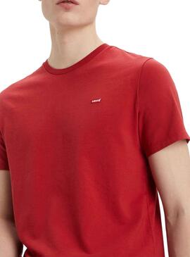 T-Shirt Levis Original Rot für Herren