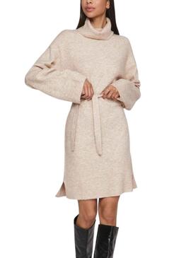 Kleid Vila Vivimalina Long Beige für Damen