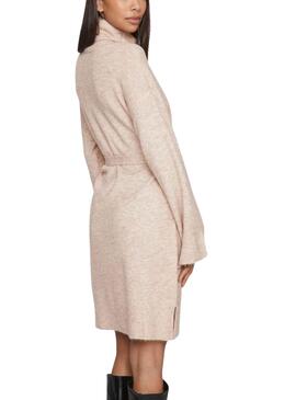 Kleid Vila Vivimalina Long Beige für Damen