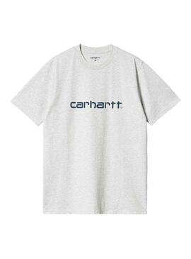 T-Shirt Carhartt Script Grau für Herren