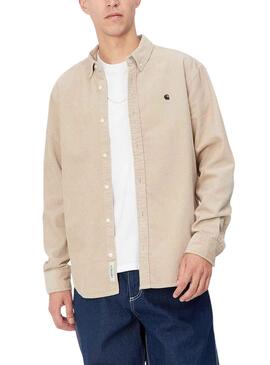 Hemd Carhartt Madison Cord Beige für Herren