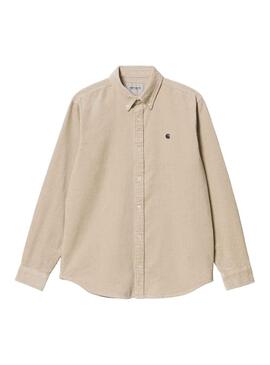 Hemd Carhartt Madison Cord Beige für Herren