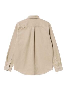 Hemd Carhartt Madison Cord Beige für Herren