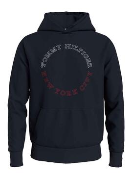 Sweatshirt Tommy Hilfiger JumpsuitTyp Roundall Marineblau