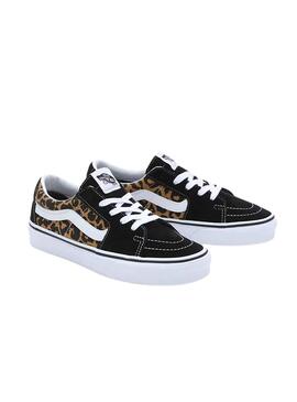 Sneakers Vans SK8 Low Leopard Schwarz für Damen