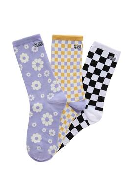 Socken Vans Threefer 3 Pack für Damen