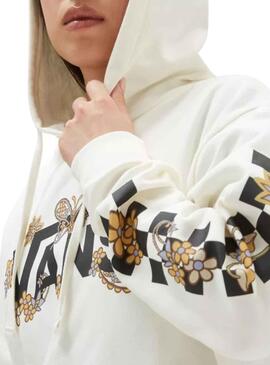 Sweatshirt Vans Trippy Paisley Weiss für Damen