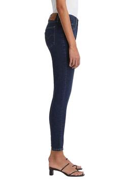 Hose Jeans Levis 721 Skinny Blue Swell Damen