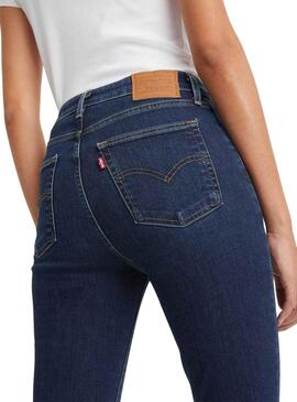 Hose Jeans Levis 721 Skinny Blue Swell Damen