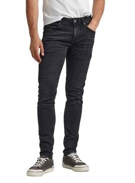 Hose Jeans Pepe Jeans Finsbury Schwarz Herren