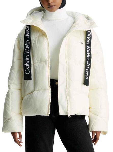 Hooded Parka Calvin Klein Winterjacke Damen Parka Calvin Klein