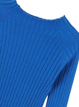 Pullover Mayoral Semicisne Tricot Blau für Mädchen