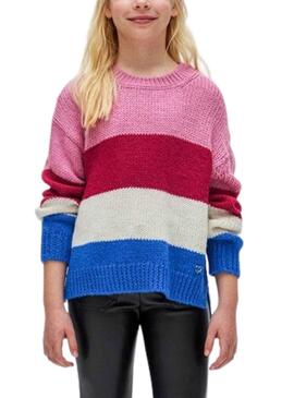 Pullover Mayoral Farbe Block Multicolor für Mädchen