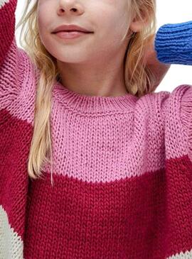 Pullover Mayoral Farbe Block Multicolor für Mädchen