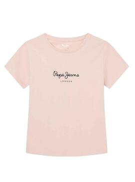 T-Shirt Pepe Jeans Wenda Winter Rosa für Mädchen