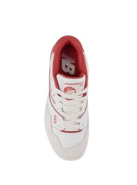 Sneakers New Balance 550 Weiss Rot Kinder