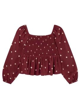 Top Pepe Jeans Sayuri Bordeaux für Mädchen