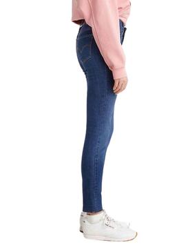 Jeans Levi's 711 Skinny Blue für Damen