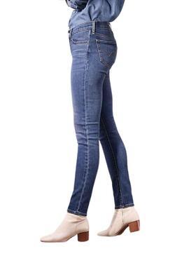 Hose Jeans Levis 711 Skinny Blau für Damen