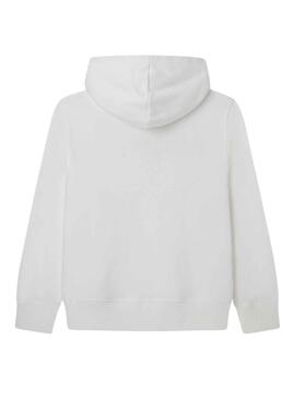 Sweatshirt Pepe Jeans Nolan Hoodie Weiss für Junge