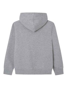 Sweatshirt Pepe Jeans Nolan Zip Grau für Junge