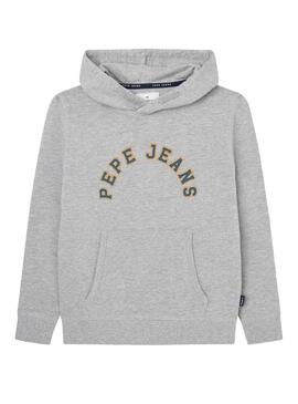 Sweatshirt Pepe Jeans Nate Grau für Junge