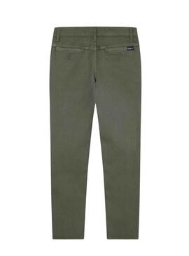 Hose Chino Pepe Jeans Greenwich Grün Junge