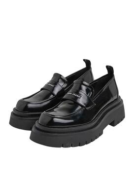 Mocasines Pepe Jeans Queen Oxford Schwarz Damen