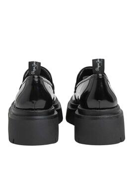 Mocasines Pepe Jeans Queen Oxford Schwarz Damen