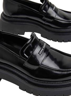 Mocasines Pepe Jeans Queen Oxford Schwarz Damen