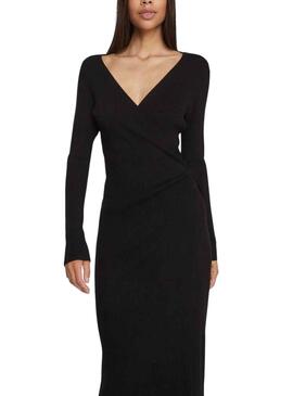 Kleid Vila Vicomfy Schwarz für Damen