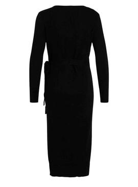 Kleid Vila Vicomfy Schwarz für Damen