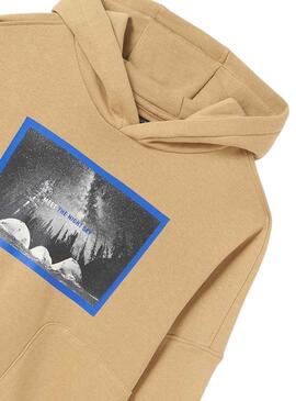 Sweatshirt Mayoral Photo Print Braun für Junge