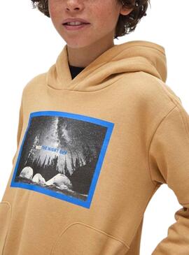 Sweatshirt Mayoral Photo Print Braun für Junge