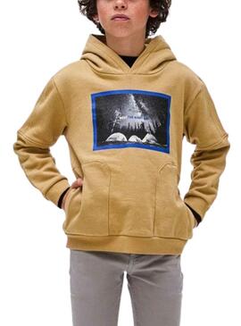 Sweatshirt Mayoral Photo Print Braun für Junge