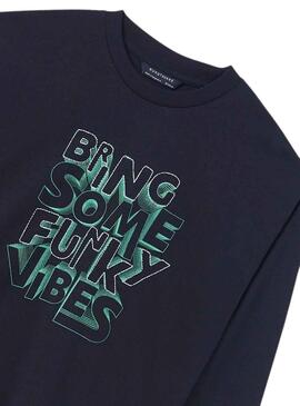 T-Shirt Mayoral Funky Vibes Marineblau für Junge
