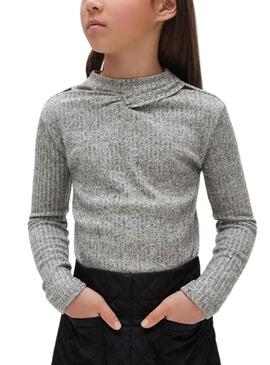 Pullover Mayoral Kanal Cut Out Grau für Mädchen