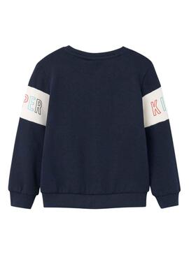 Sweatshirt Name It Larke Blau Marineblau für Junge