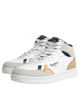 Sneakers Pepe Jeans Player Britboot Weiss Junge