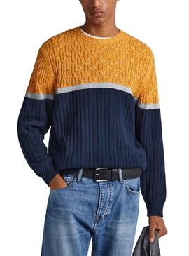 Pullover Pepe Jeans Silvano Marineblau für Herren